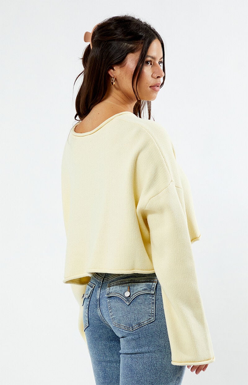 LA Hearts Effie Boxy Cropped Sweater