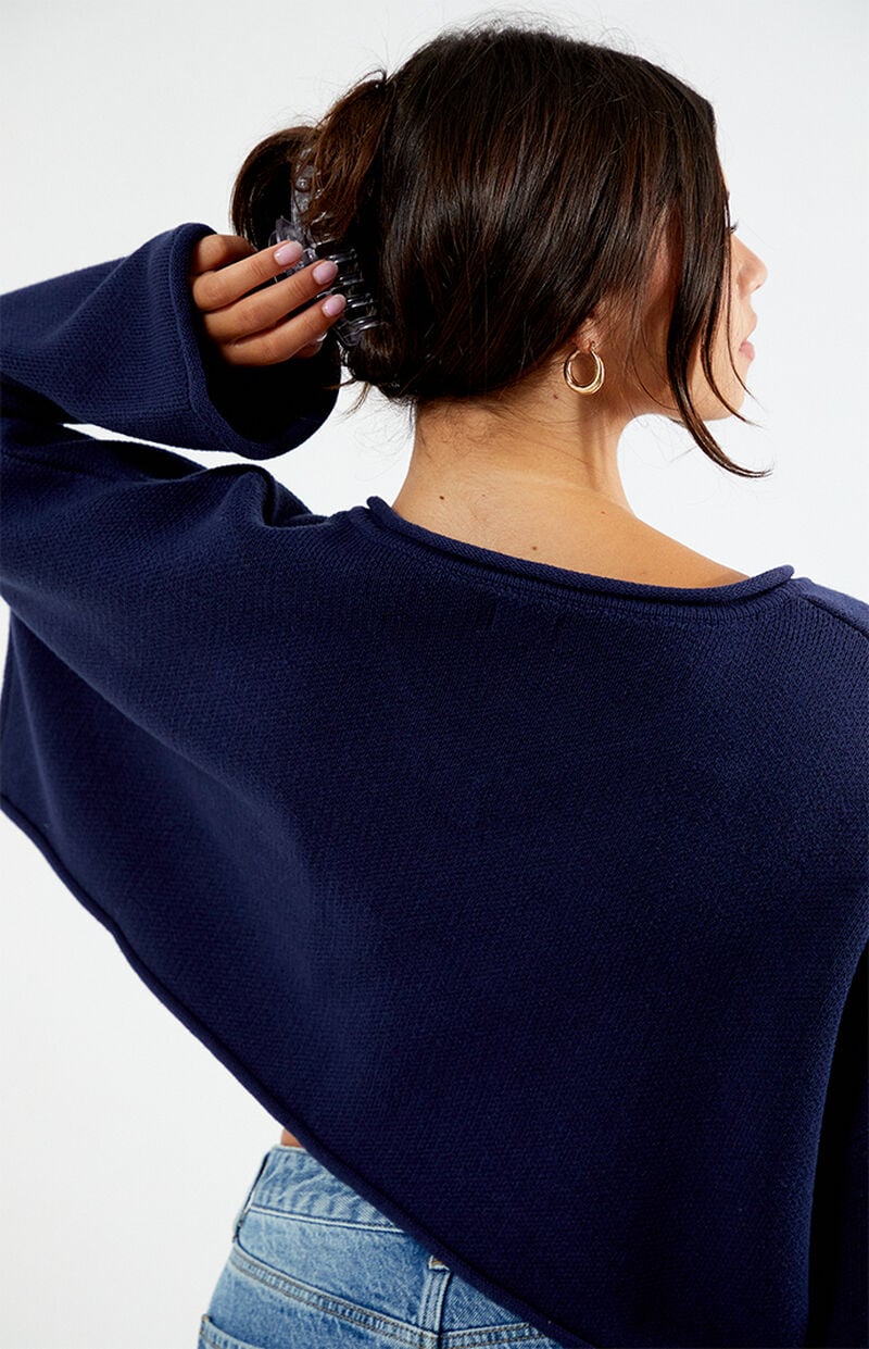 LA Hearts Effie Boxy Cropped Sweater