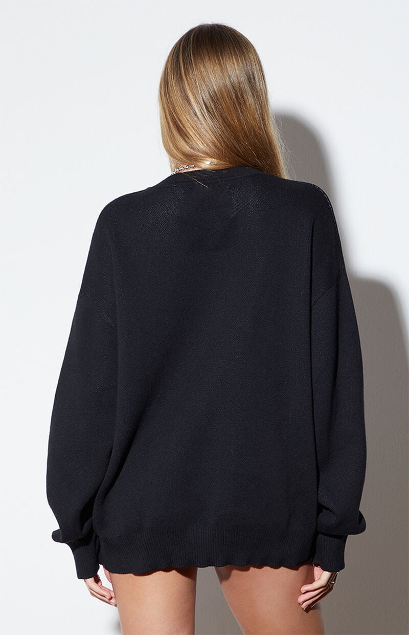Lucky Girl Cherry Oversized Sweater