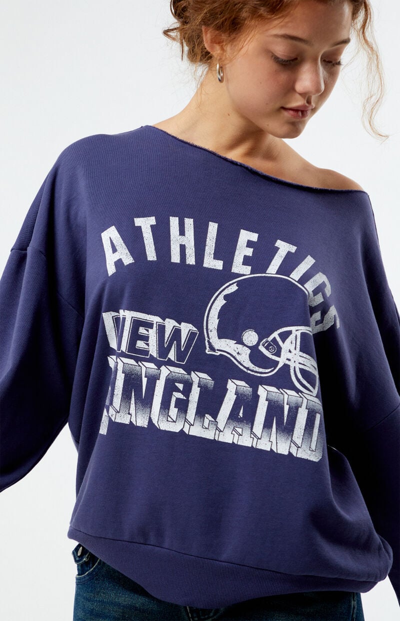 PS / LA Athletics New England off-The-Shoulder Sweatshirt