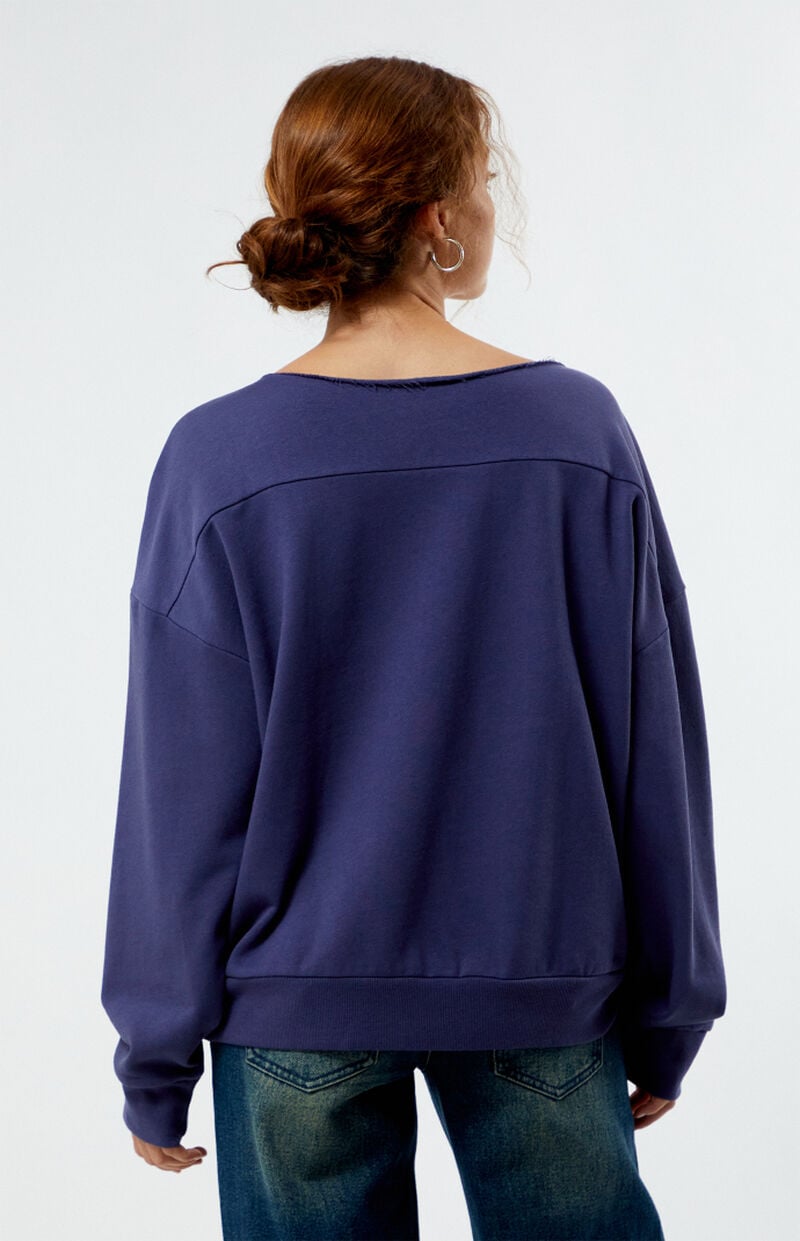 PS / LA Athletics New England off-The-Shoulder Sweatshirt