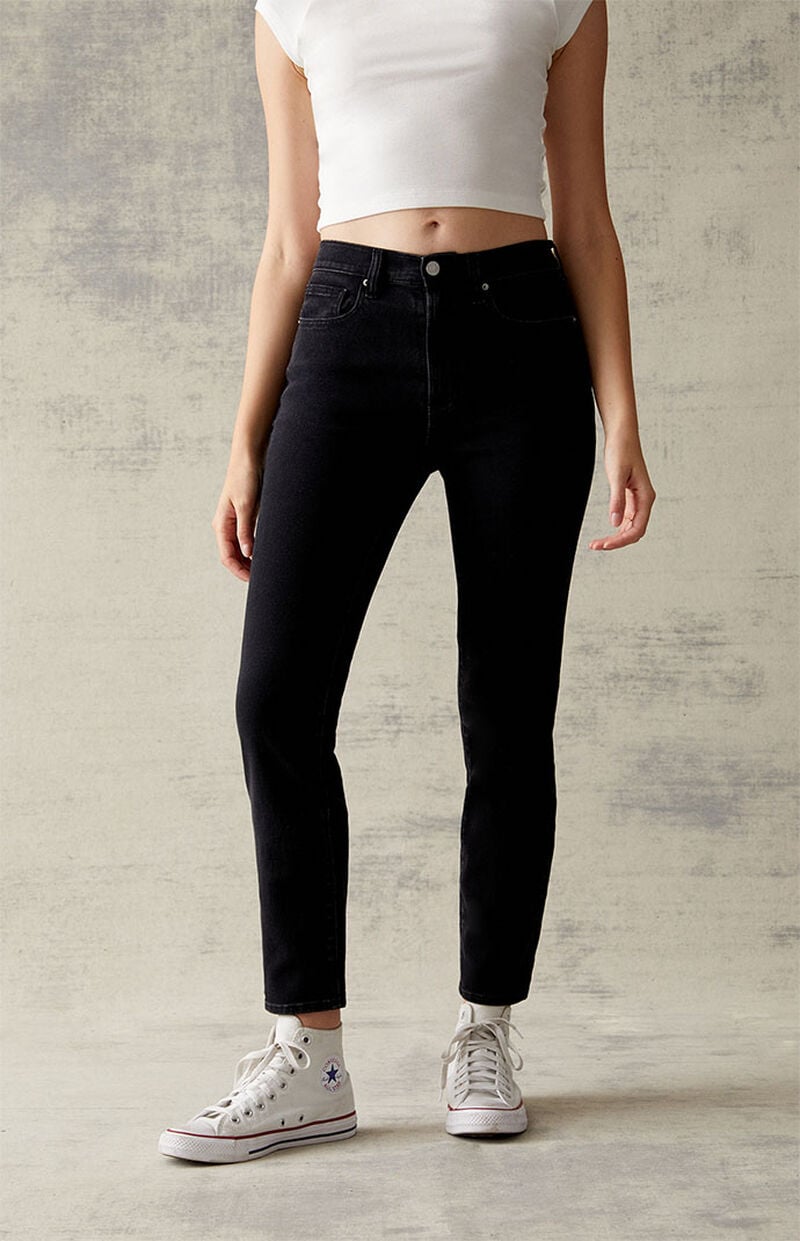 Black Stretch Vintage Skinny Jeans
