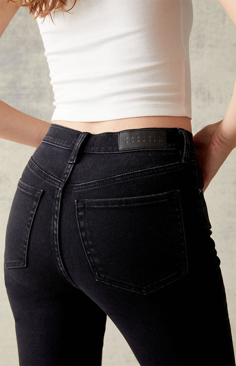 Black Stretch Vintage Skinny Jeans