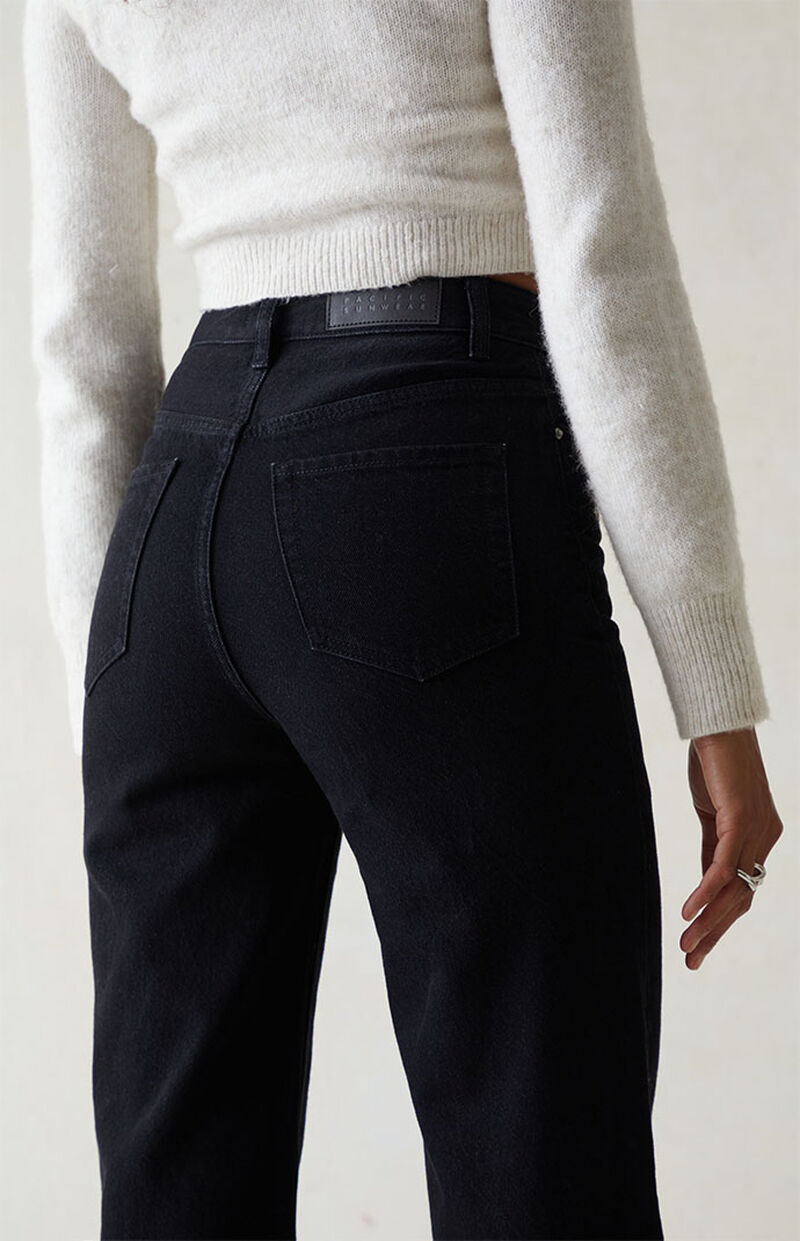 Eco Black Ripped '90s Boyfriend Jeans