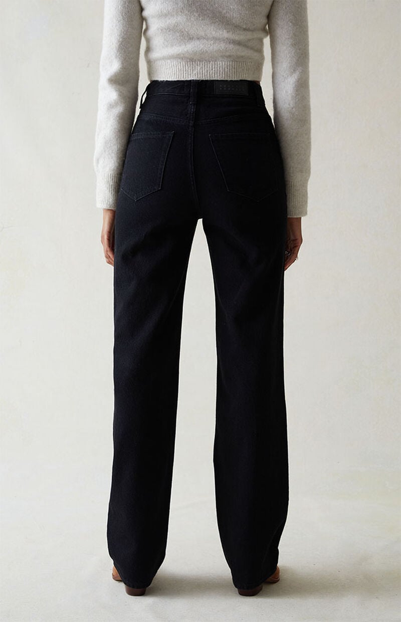 Eco Black Ripped '90s Boyfriend Jeans