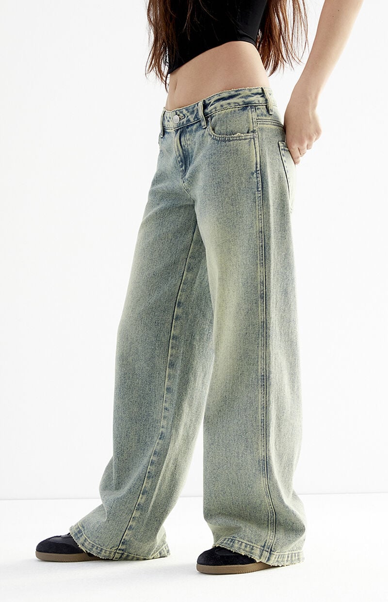 Casey Medium Indigo Tint Low Rise Baggy Jeans