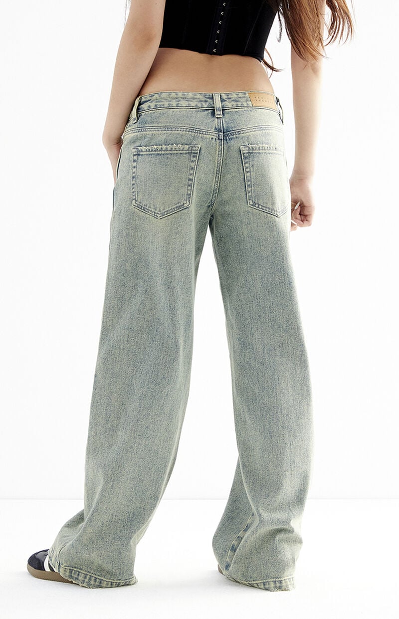 Casey Medium Indigo Tint Low Rise Baggy Jeans