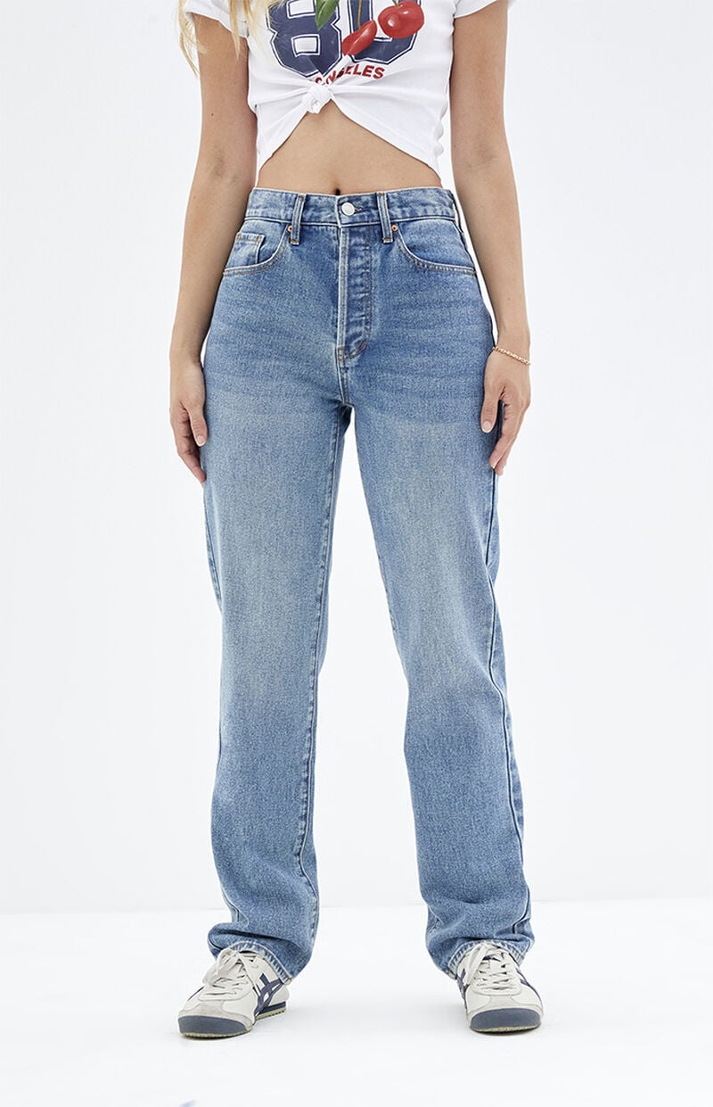 Medium Indigo Dad Jeans