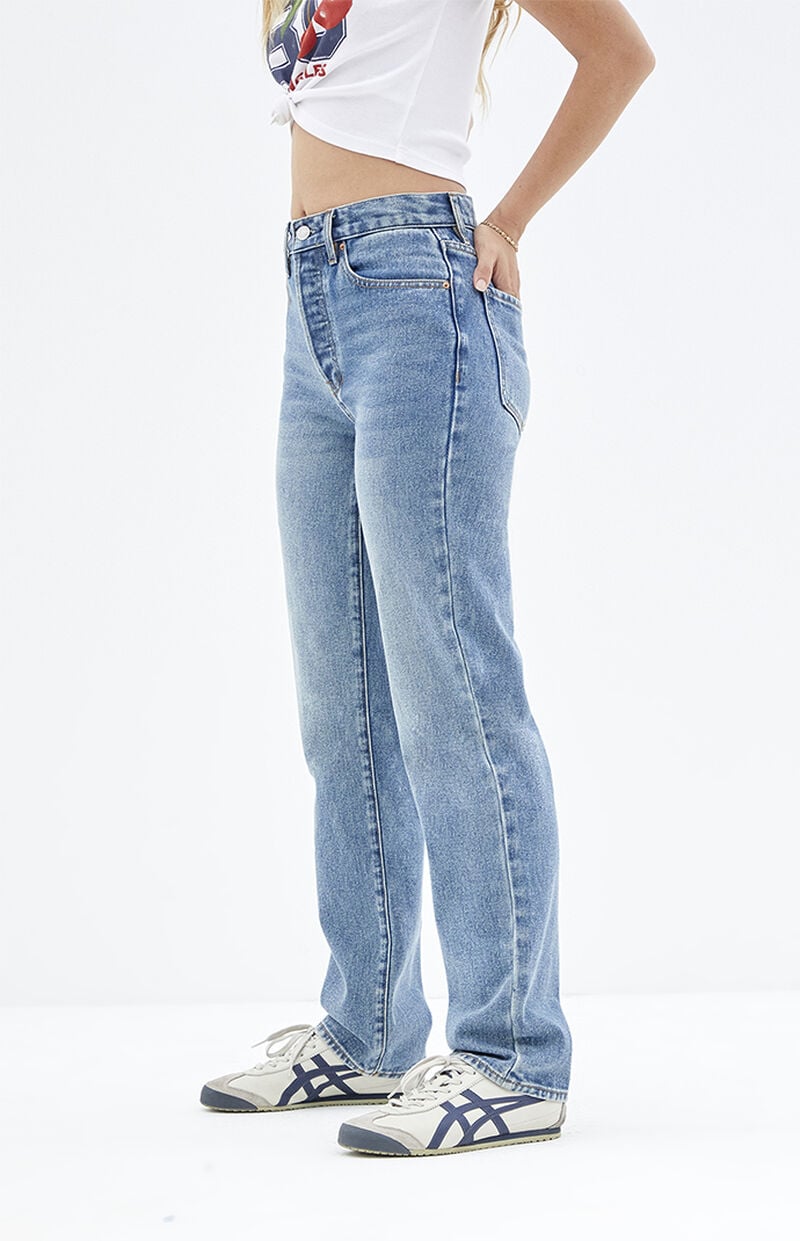 Medium Indigo Dad Jeans