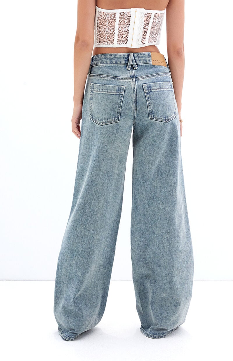 Casey Western Low Rise Baggy Jeans