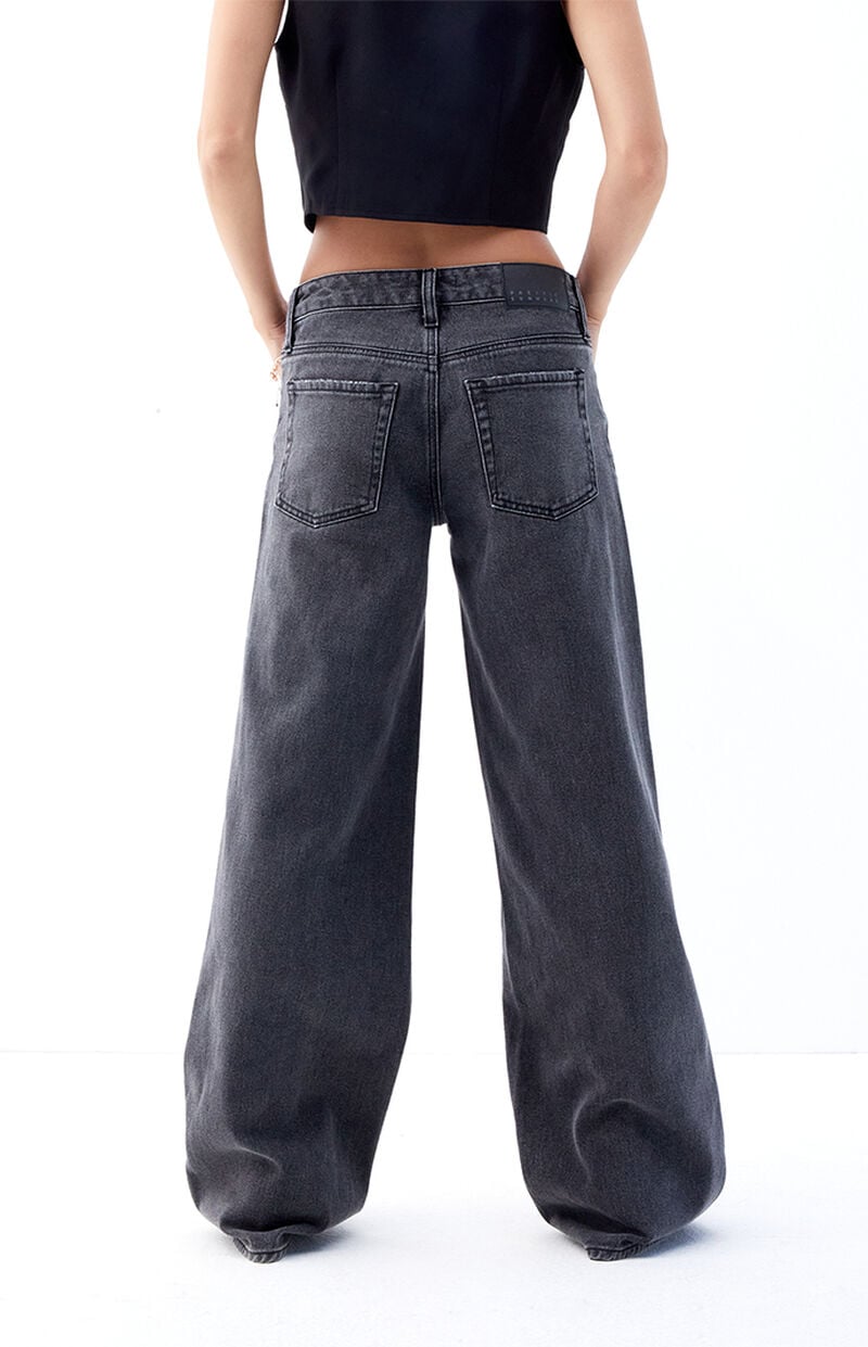 Casey Black Ripped Low Rise Baggy Jeans