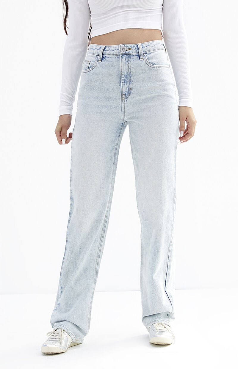 Stretch Light Indigo '90s Boyfriend Jeans