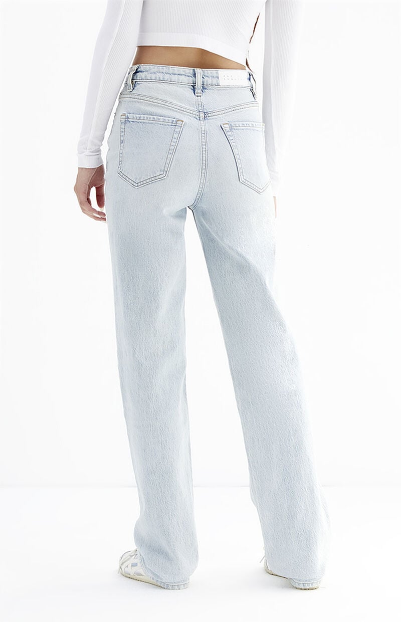 Stretch Light Indigo '90s Boyfriend Jeans
