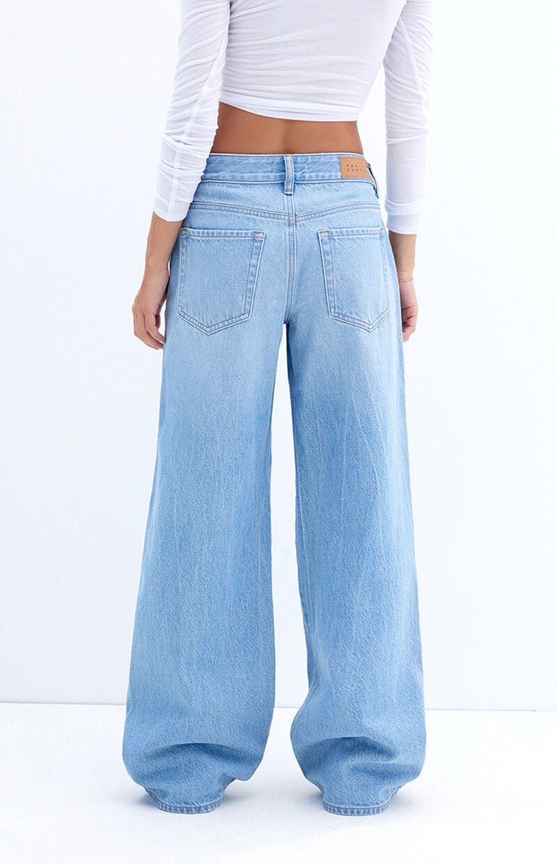 Casey Light Indigo Low Rise Baggy Jeans