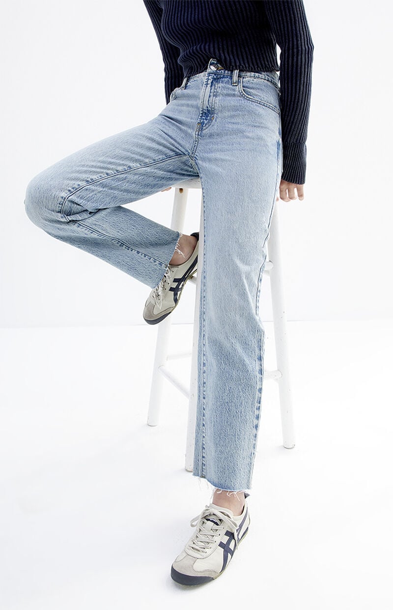 Stretch Medium Indigo '90s Straight Leg Jeans