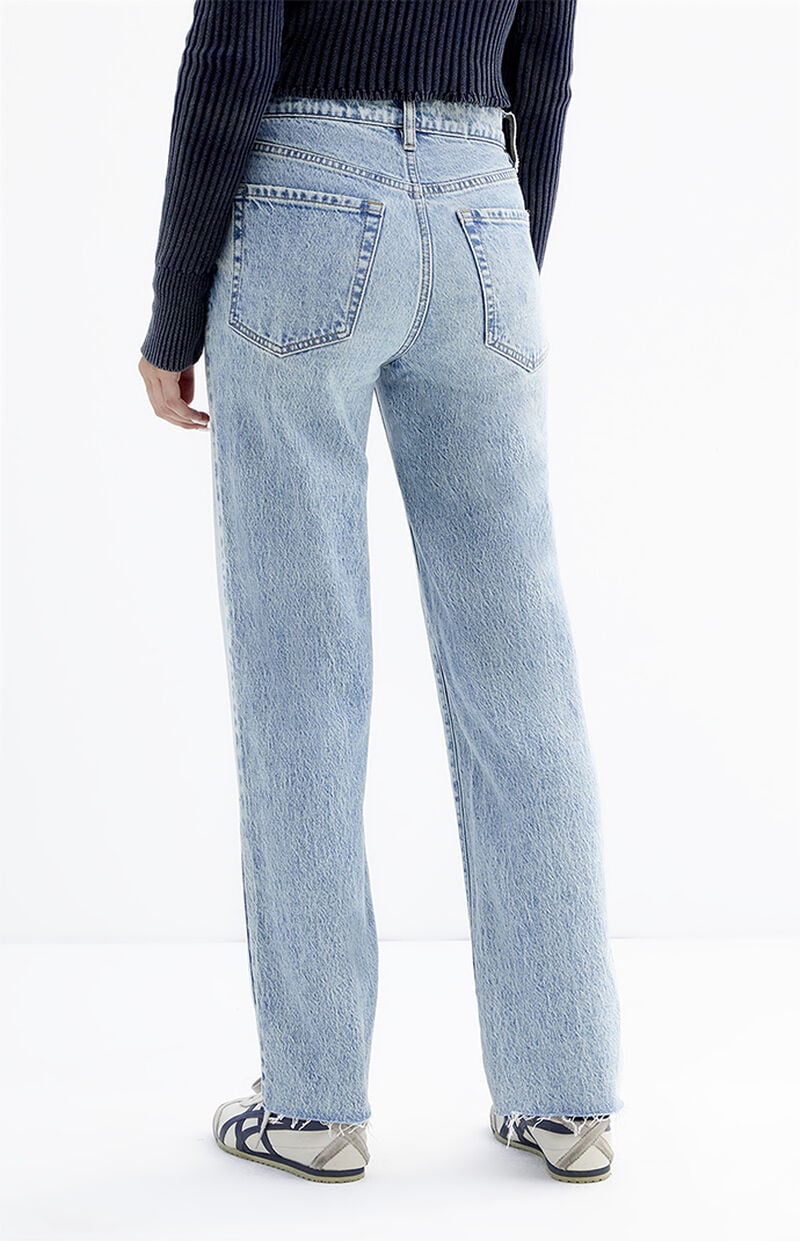 Stretch Medium Indigo '90s Straight Leg Jeans
