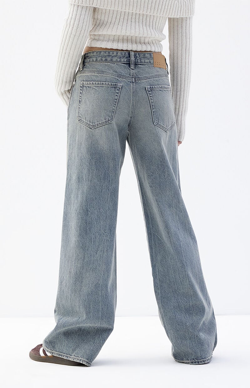 Casey Medium Indigo Tint Low Rise Baggy Jeans
