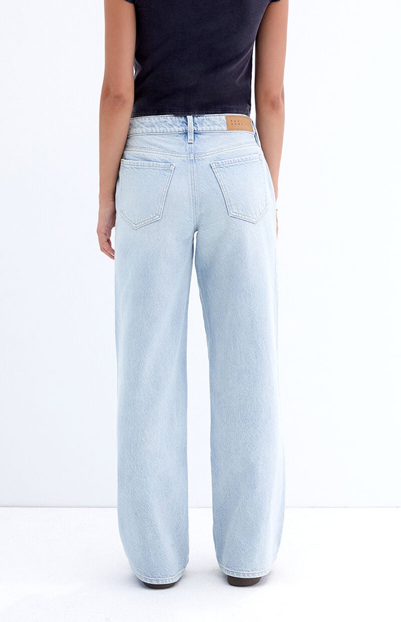 Light Indigo Low Rise Girlfriend Jeans
