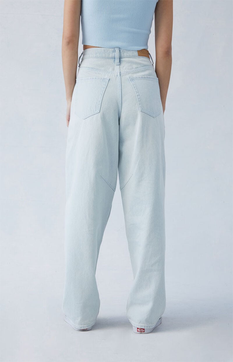 Eco Light Indigo Barrel Jeans