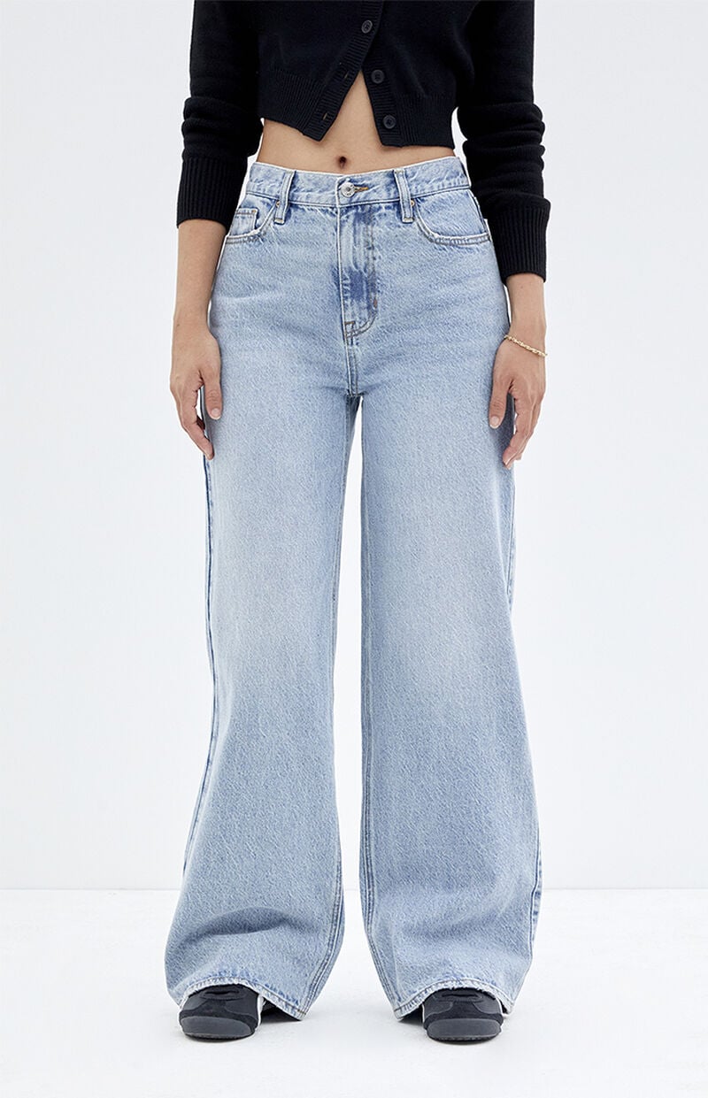 Cali Light Indigo Baggy Boyfriend Jeans