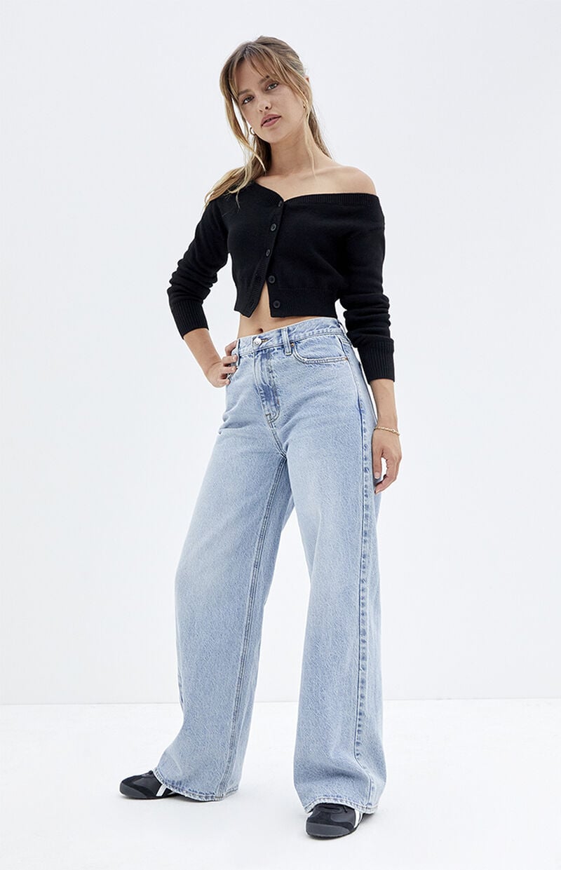 Cali Light Indigo Baggy Boyfriend Jeans