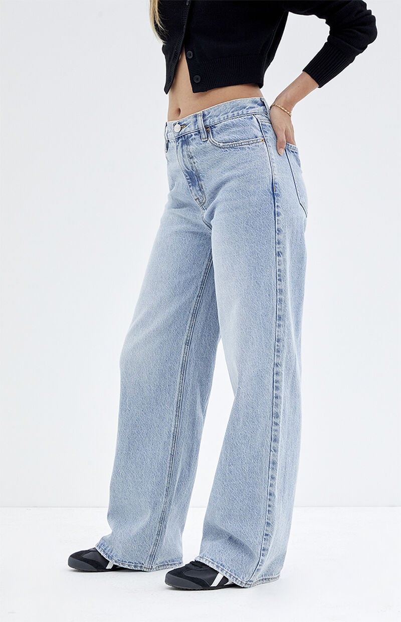 Cali Light Indigo Baggy Boyfriend Jeans