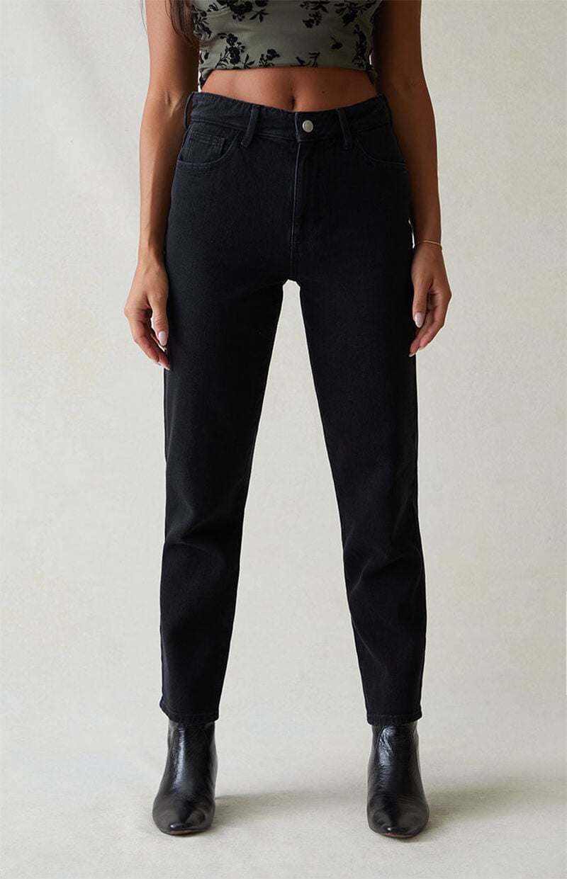 Black Mom Jeans