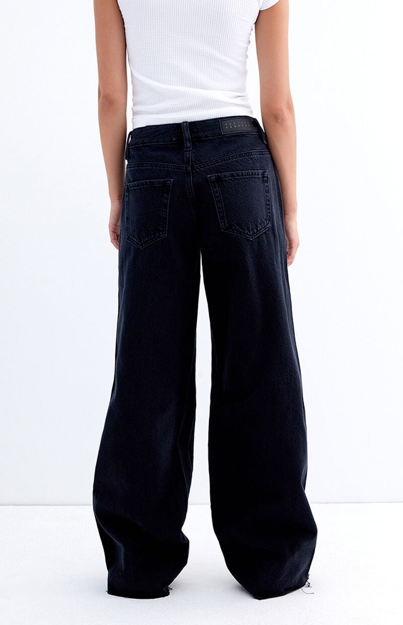Casey Black Low Rise Baggy Jeans