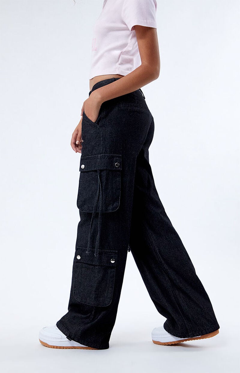 Dark Ties Low Rise Pull-On Jeans