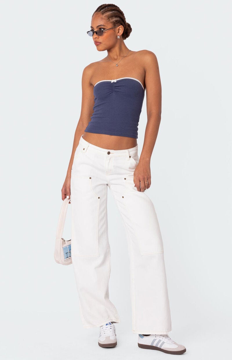 Edikted Ayla Low Rise Carpenter Jeans