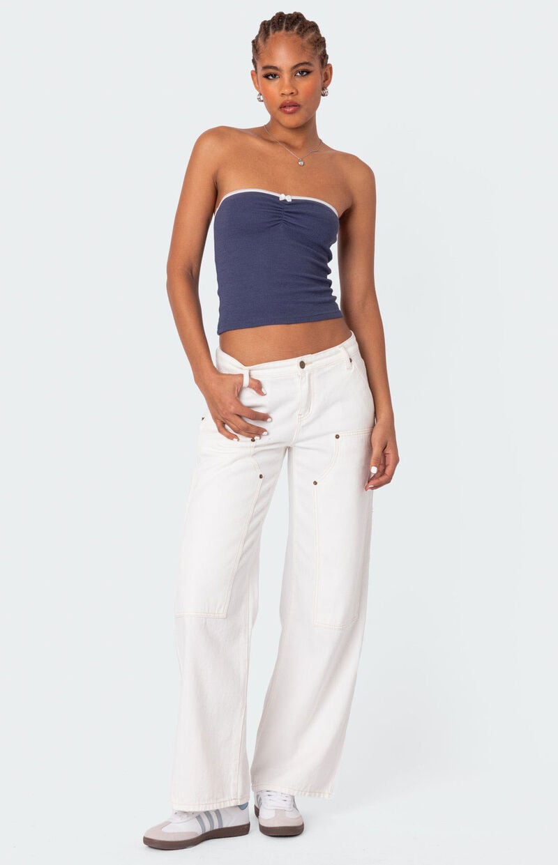 Edikted Ayla Low Rise Carpenter Jeans